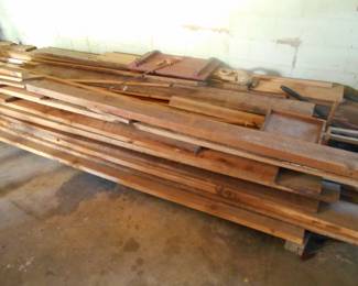LOTS OLD LUMBER