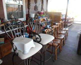 Bar stools , Maple chairs