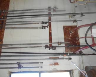 large selection pipe clamps