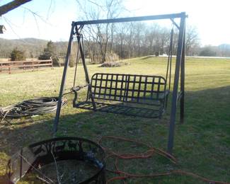 METAL SWING &FRAME