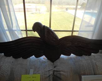Hand carved eagle by Richard Sears