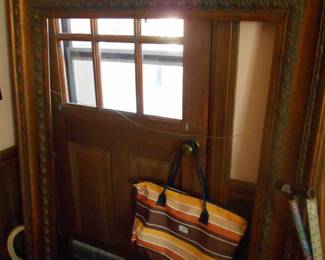 Huge picture frame, luggage