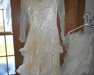 vintage wedding dress