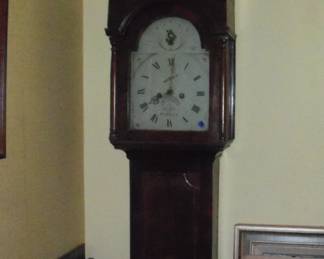 One of three Grandfather clocks