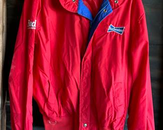 Budweiser jacket.