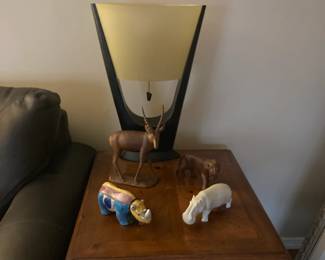 Wood Table Lamp