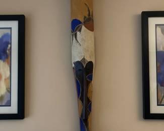 African Wood Wall Mask