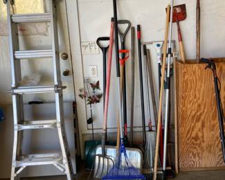 YARD TOOLS AND LADDERS