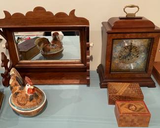 VINTAGE CLOCKS, MIRRORS AND MORE