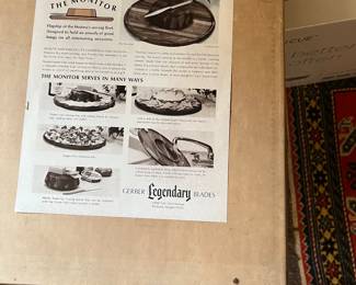 Gerber vintage cheese board! original knife. is missing.
For sale during in-person shopping hours Friday and Saturday only.