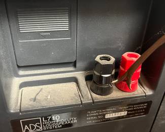 Back of the speakers