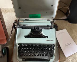 $150. Olympia SM4 script typewriter