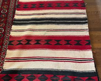 Native woven rug 5'6" x 3'11"