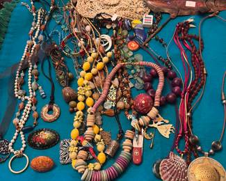 Jewelry for sale during in-person shopping hours Friday and Saturday only.