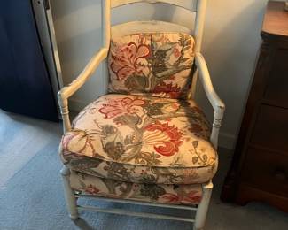 $190. Ladder back occasional chair. Off site so online only.