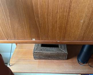 as found on the desk front