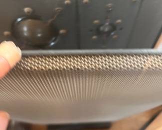 view behind speaker cover