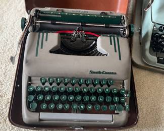 $80. Smith Corona Art Deco typewriter