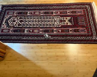 $380. Vintage oriental runner. 6'5" x 3'.