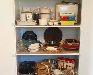Corning ware and Pyrex