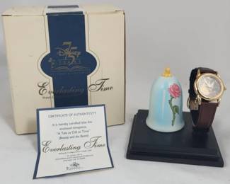 Disney LE Beauty and the Beast Figure Watch Set