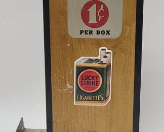 Vintage Victory Vender 1 Cent Match Dispenser