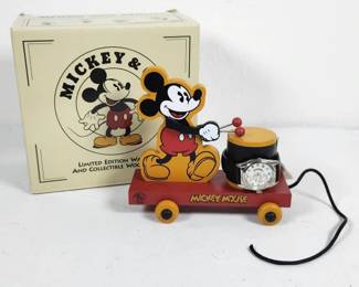 Disney Mickey & Co. LE Fossil Watch & Wooden Toy
