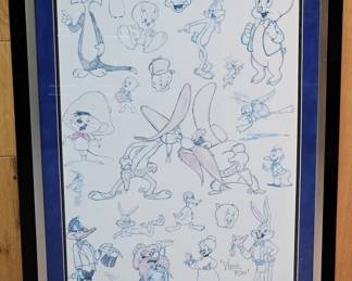 Virgil Ross Looney Tunes Display