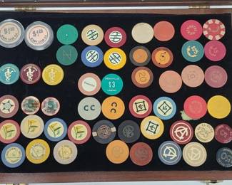 Vintage Casino Chips from Cuba - Pre-Revolution