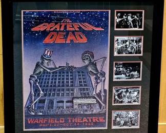 Greateful Dead Warfield Theatre Poster Collage