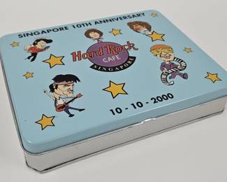 Hard Rock Cafe Singapore Anniversary Pin Set