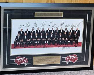 Boxing Heavyweight Champions Autograph Display