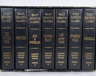 Disney Store LE Fossil Watch Book Set Complete