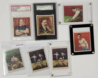 Mecca Hassan Cigarettes Boxing & Billiards Cards