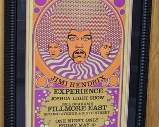 Bill Graham Jimi Hendrix Experience 2nd Print