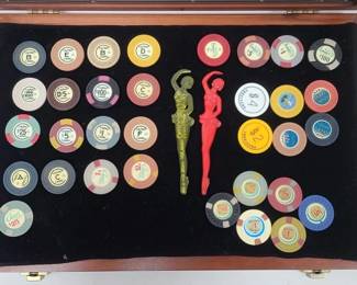 Vintage Casino Chips from Cuba - Pre-Revolution