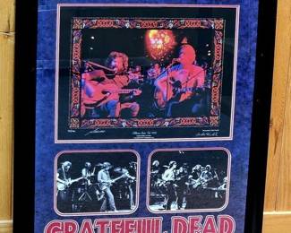 Grateful Dead LE 1970 Fillmore Art Print Display