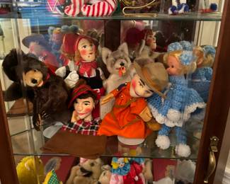 Vintage Steiff puppets  and other miniatures