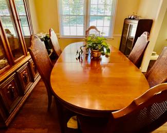 Dining room table and chairs