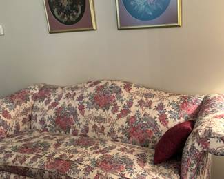 Vintage floral sofa