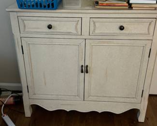 White cabinet