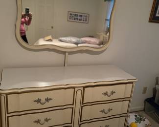 Dresser with mirror by Dixie