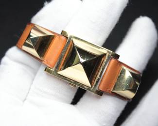 HERMES PYRAMID BRACELET WATCH