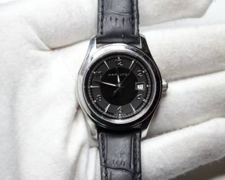 LEATHER HAMILTON WATCH