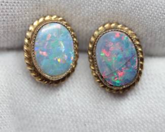 10K GOLD DOUBLET EARRINGS