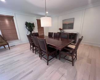 MATCHING TABLE AND CHAIRS BY BERNHARDT