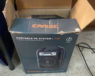 Carise Portable Bluetooth PA System with Wireless Microphone 