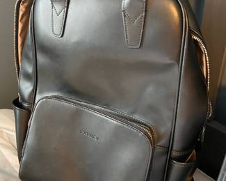 Bostanten Black Baish Womens Casual Backpack 
