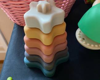 Baby Silicone Star Stacking Toy