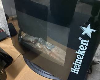 Heineken Beer 26" Electric Fireplace Heater 
